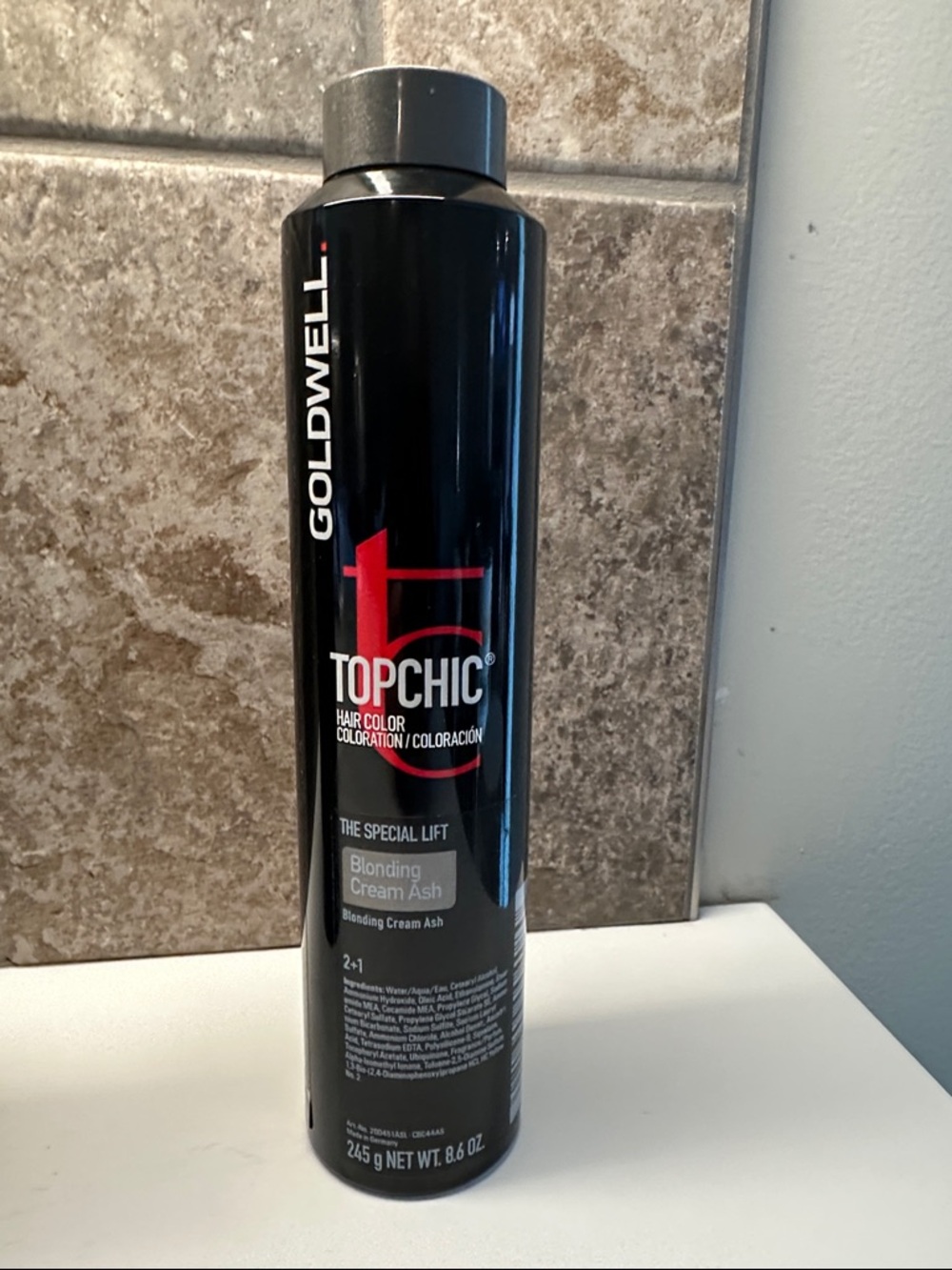 dwell Topchic Blending Cream Ash Hair Color - Black Bottle